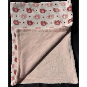 Modern Baby Minky Blankets Elephant Plush Warm Stroller Blanket  30" X 40" Lovey